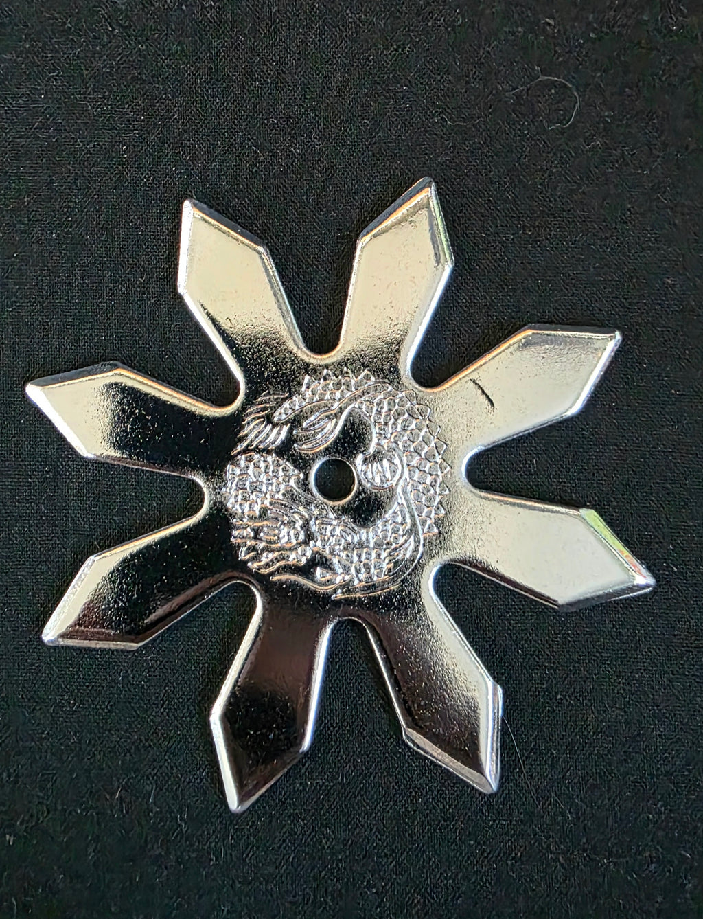 8 POINT PRO DRAGON STYLE SILVER 3.5 INCH TAIWAN Ref 8076