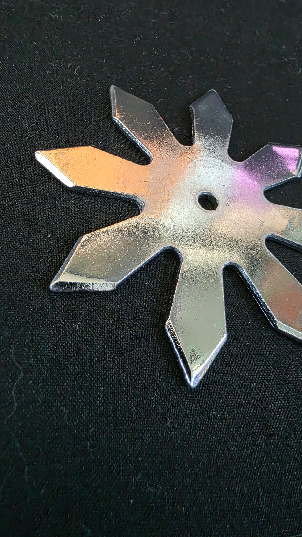 8 POINT PRO DRAGON STYLE SILVER 3.5 INCH TAIWAN Ref 8076