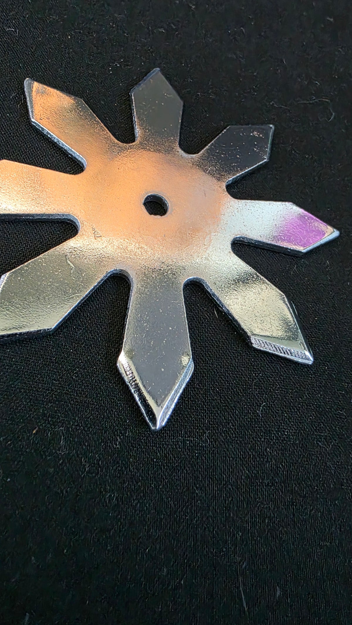 8 POINT PRO DRAGON STYLE SILVER 3.5 INCH TAIWAN Ref 8076