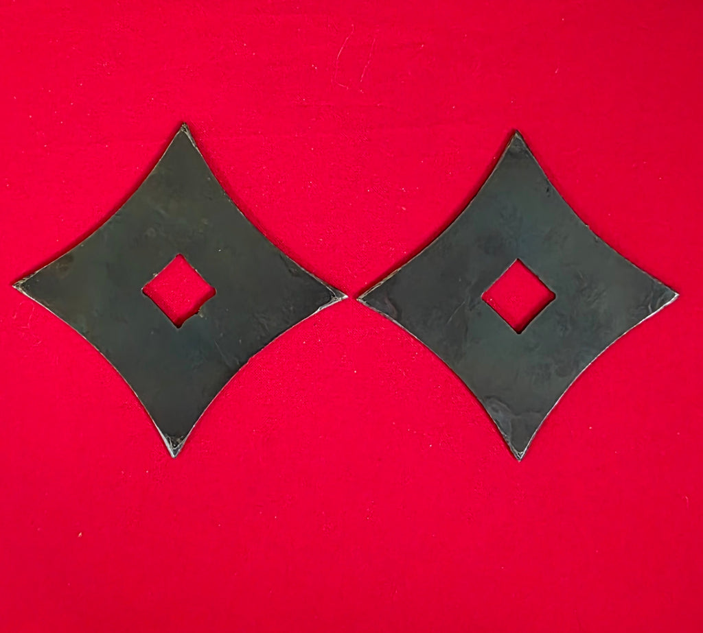 PAIR OF 4 INCH SENBAN SHURIKEN Ref 4043