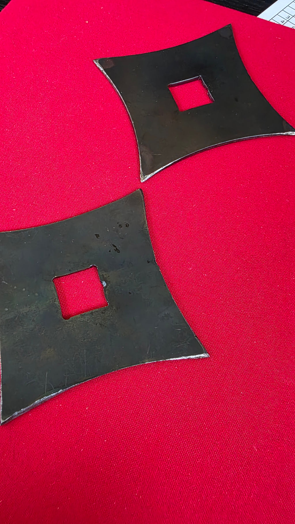 PAIR OF 4 INCH SENBAN SHURIKEN Ref 4043