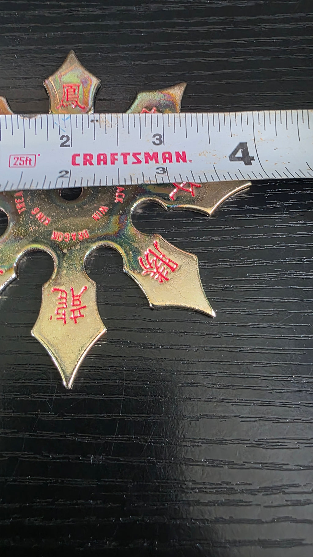 8 POINT GOLD W/ RED LETTERING TAIWAN Ref 8005