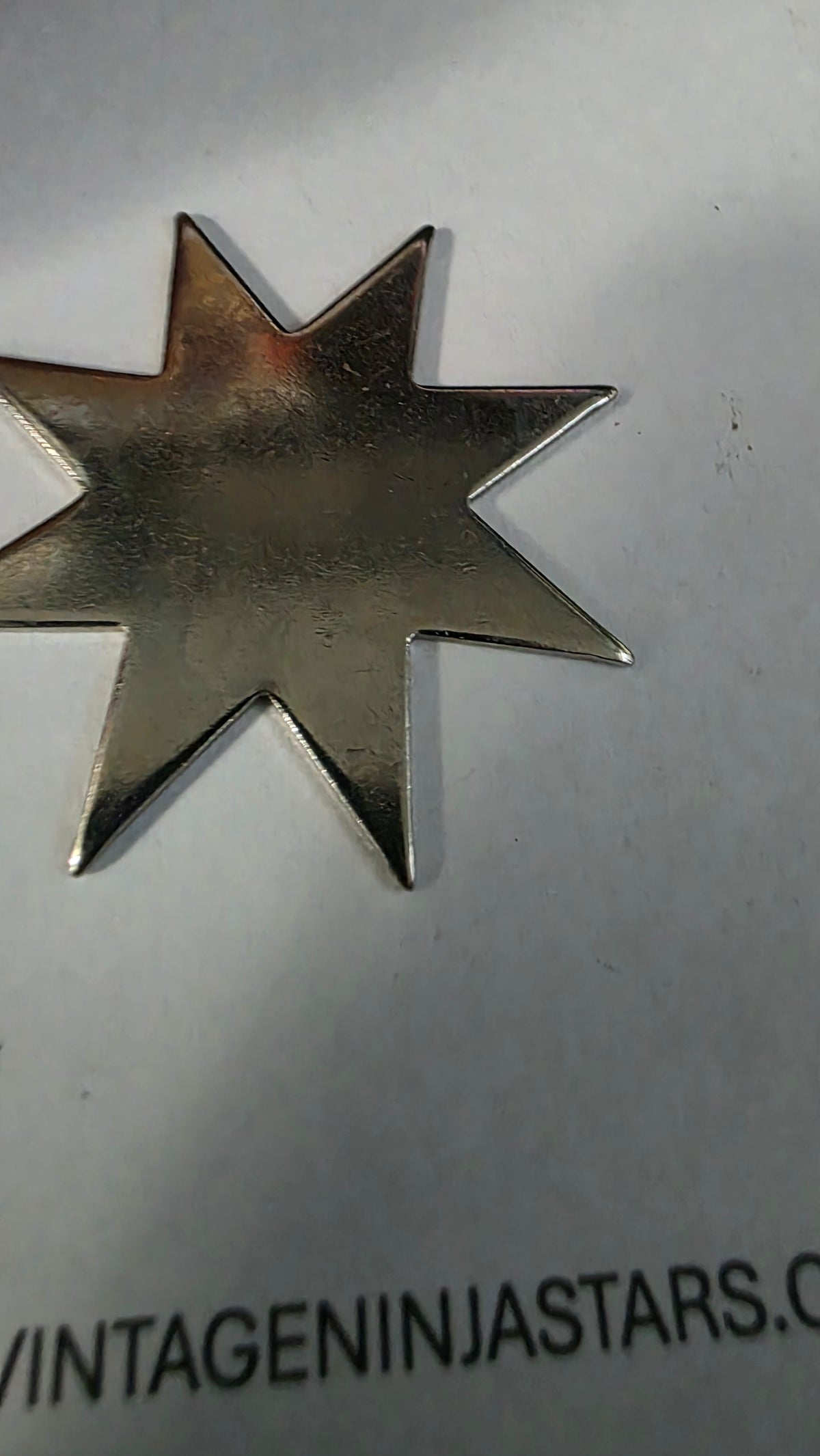 8 POINT SILVER SMALL STAR Ref 8019