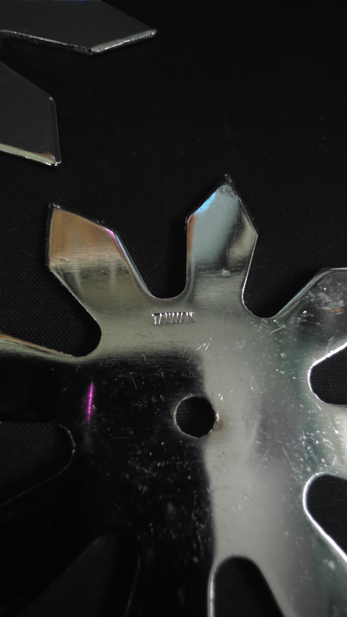 LOT 3 PIECE SILVER THROWING STARS TAIWAN 8056