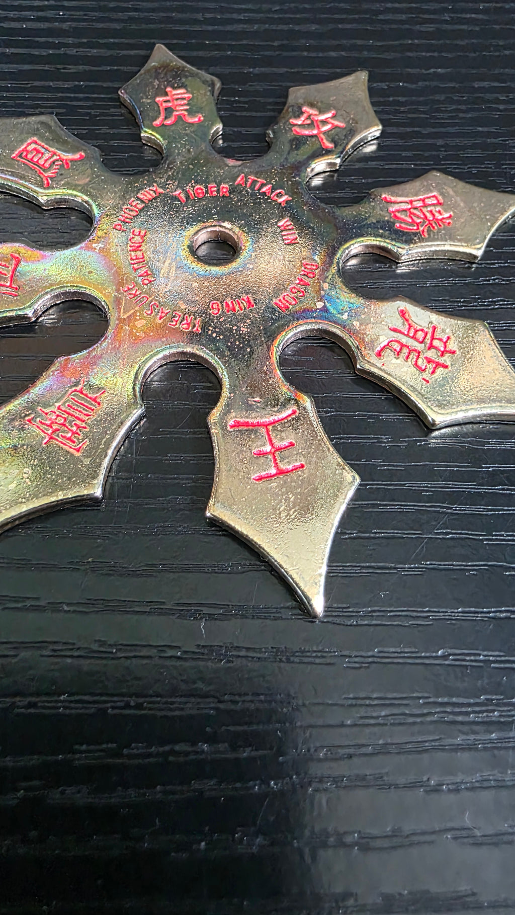 8 POINT GOLD W/ RED LETTERING TAIWAN Ref 8005