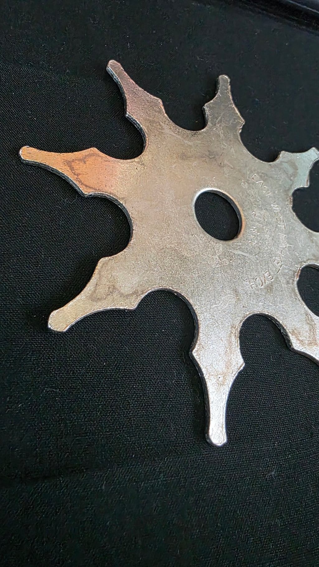 8 POINT SILVER EAST-WEST MARKET EXCH. STAR 5 INCH. Ref 8057