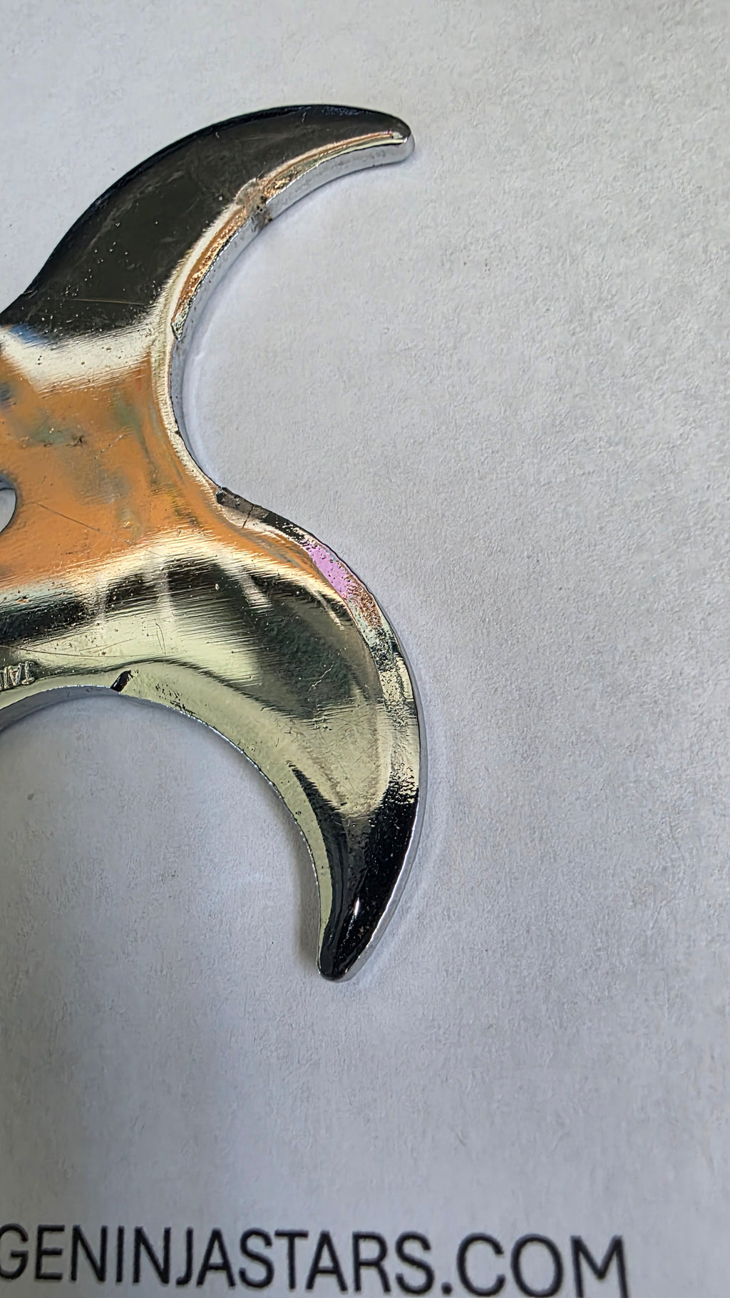 4 POINT SILVER W/ DRAGON DESIGN 3 1/2 INCH TAIWAN Ref 4021