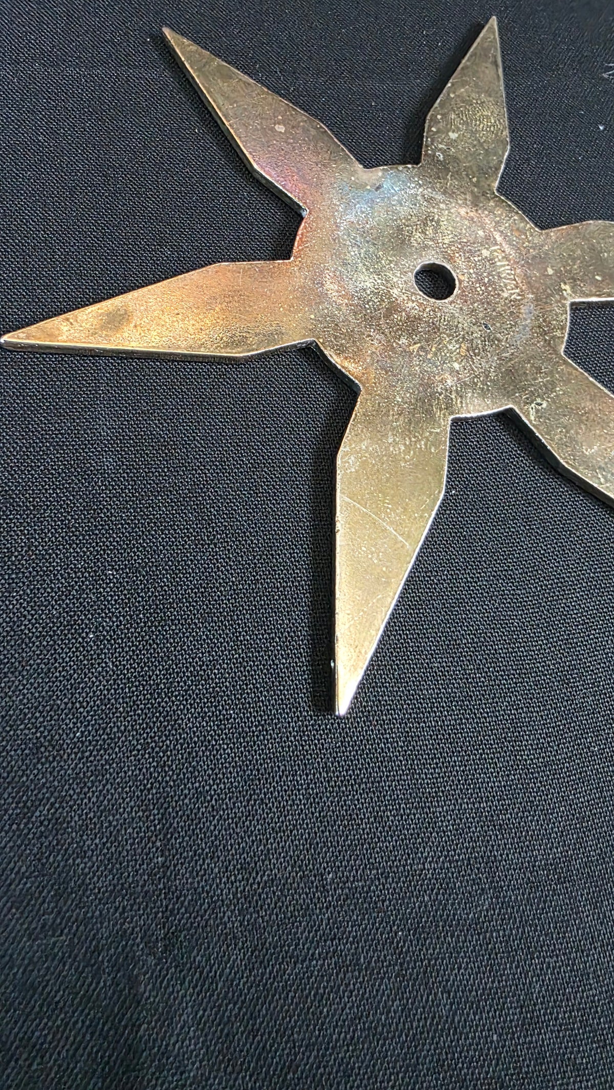 6 POINT GOLD W/ RED DRAGON DESIGN TAIWAN 4.5 INCH Ref 6010
