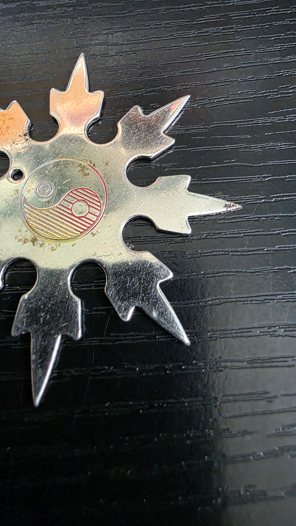 8 POINT ALAN LEE GRANDMASTER SMALL COMPANION STAR YIN YANG Ref 8007
