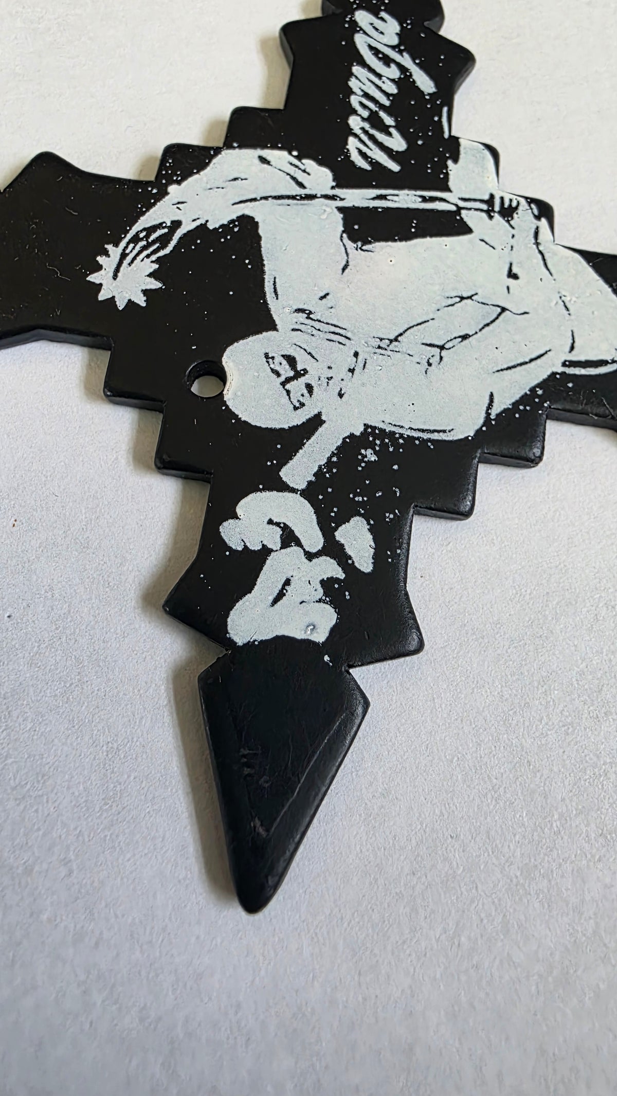 4 POINT BLACK W/ WHITE NINJA DESIGN Ref 4006