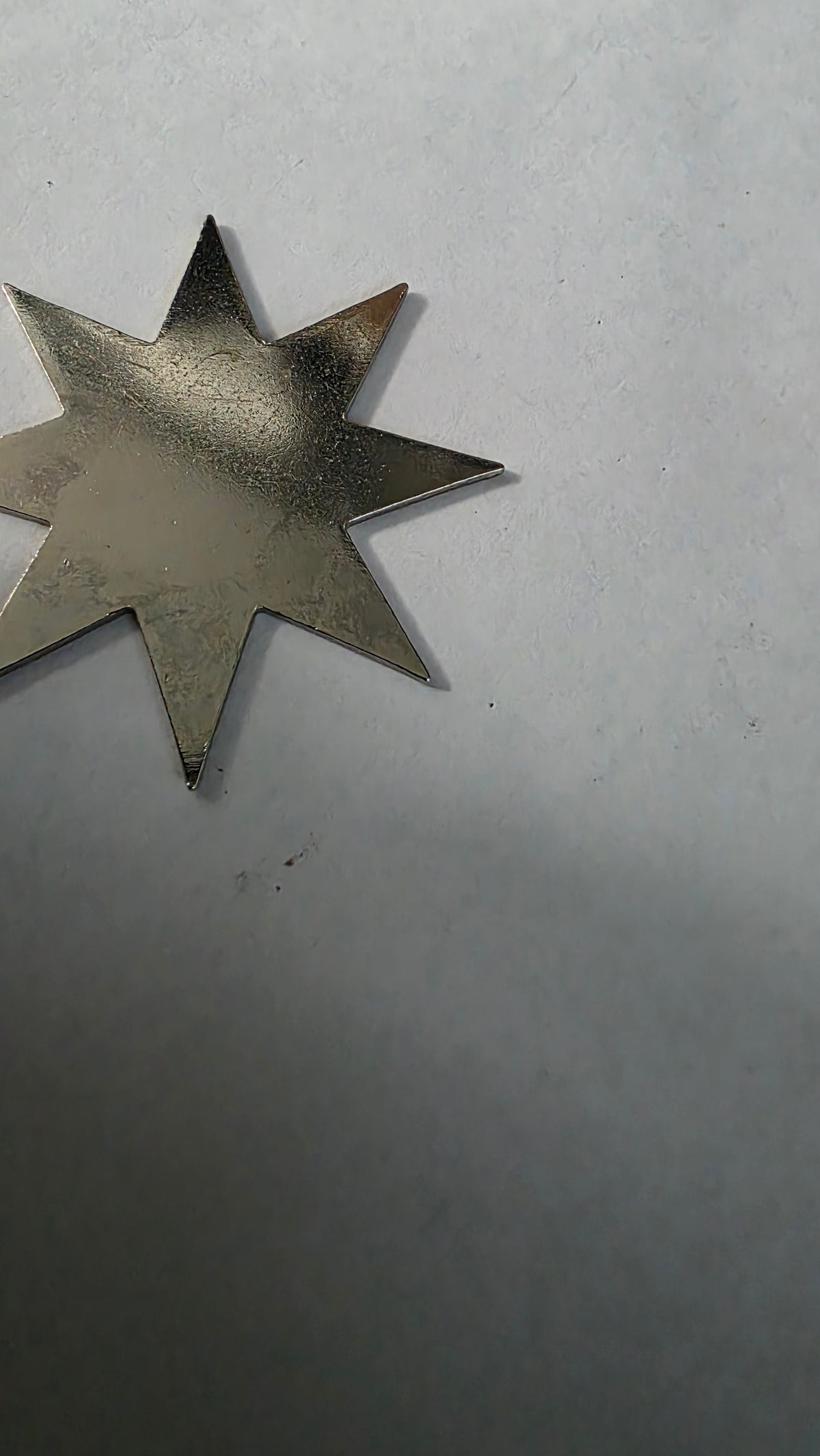 8 POINT SILVER SMALL STAR Ref 8019