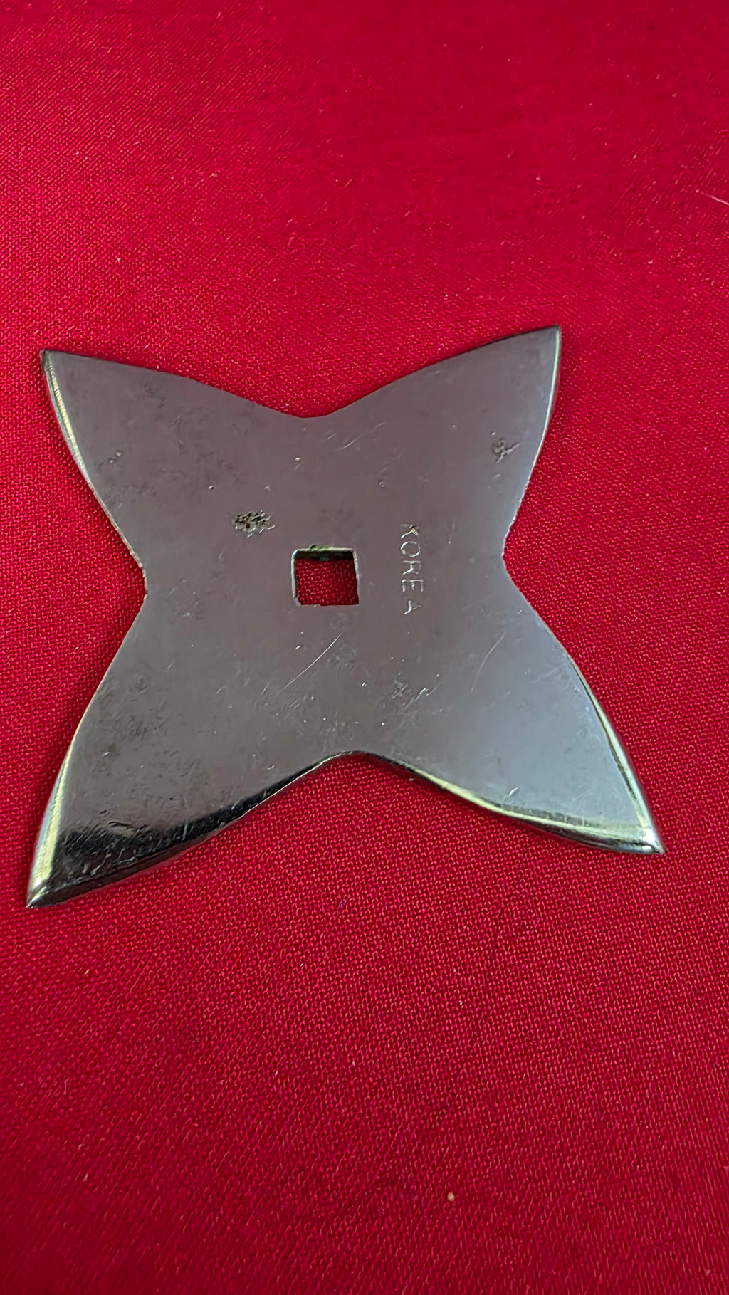 4 POINT SILVER W/ DRAGON DESIGN KOREA 3.25 INCH Ref 4029