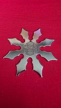 8 POINT SILVER W/ RED DESIGN 2.5 INCH Ref 8054