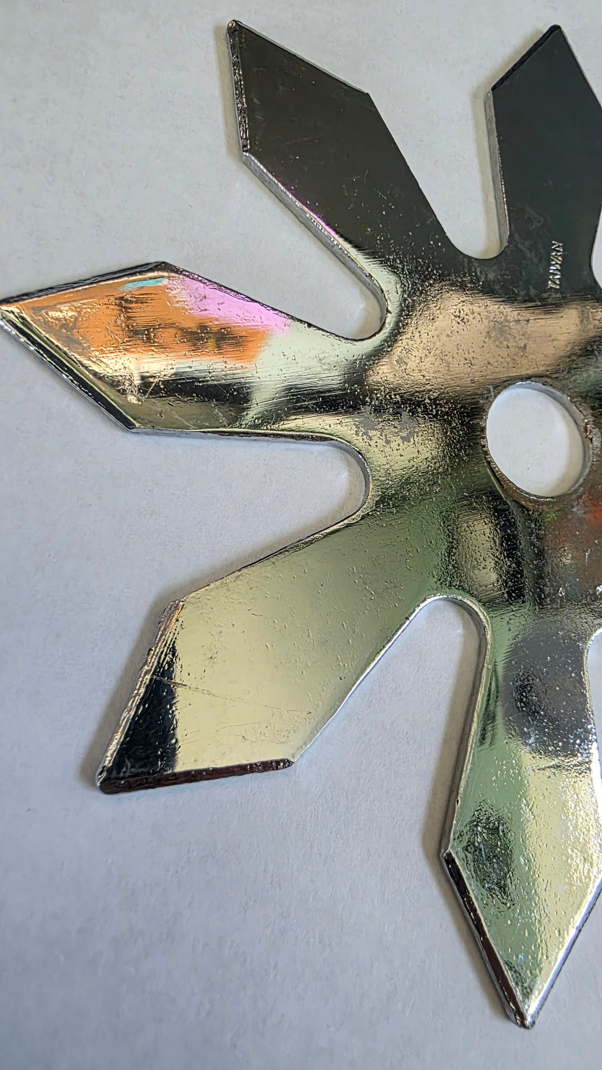 8 POINT SILVER 4 1/4 INCH TAIWAN Ref 8031