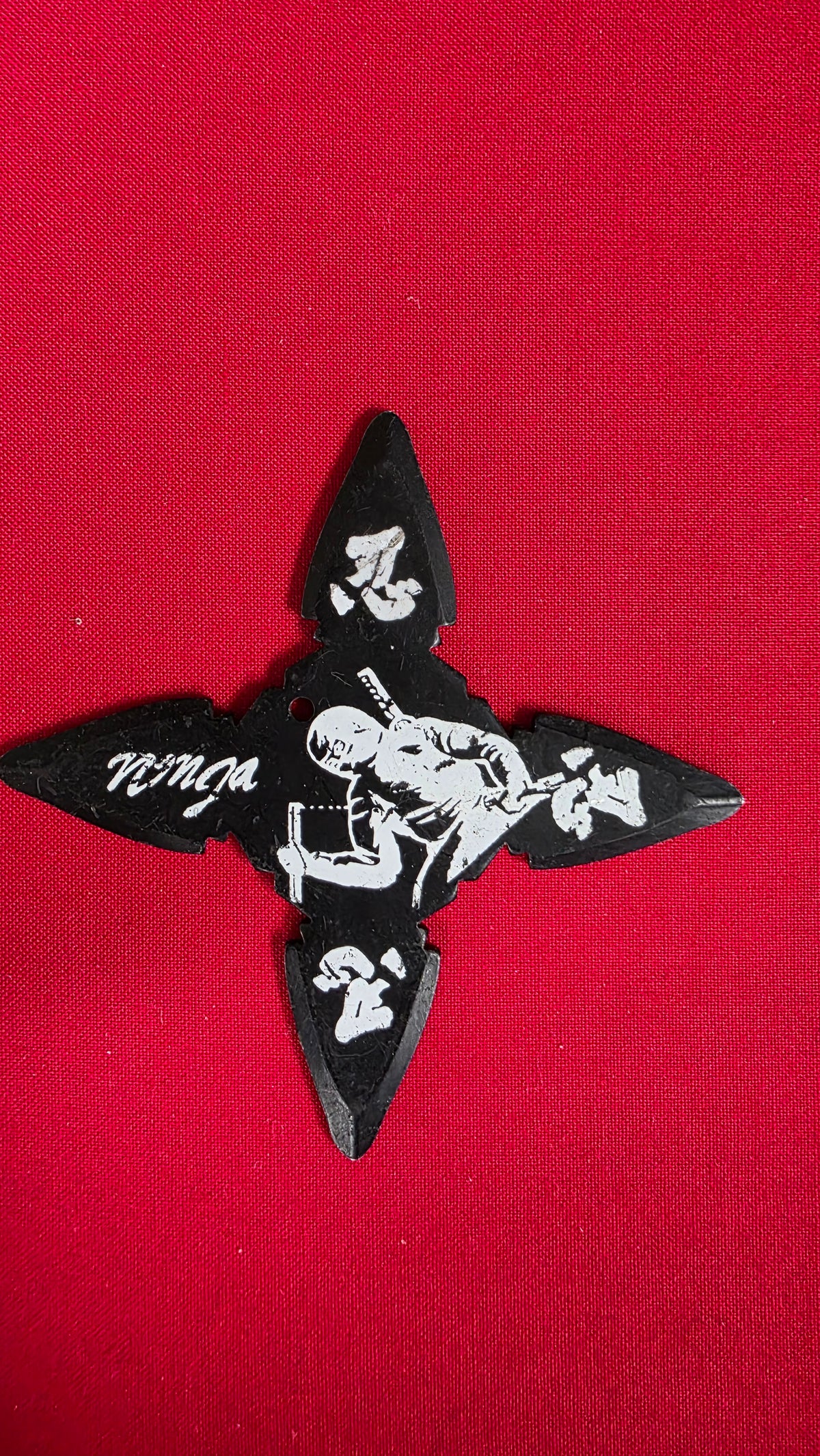 4 POINT BLACK W/ WHITE NINJA DESIGN 3.5 INCH TAIWAN Ref 4036