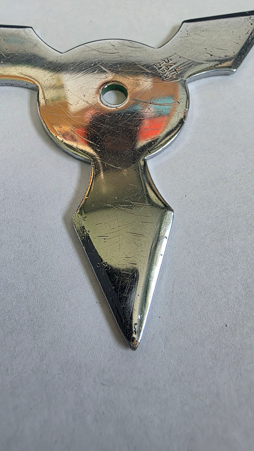 3 POINT SILVER W/ RED DRAGON DESIGN PAT JAPAN Ref 3003