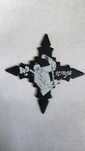 4 POINT BLACK W/ WHITE NINJA DESIGN Ref 4006