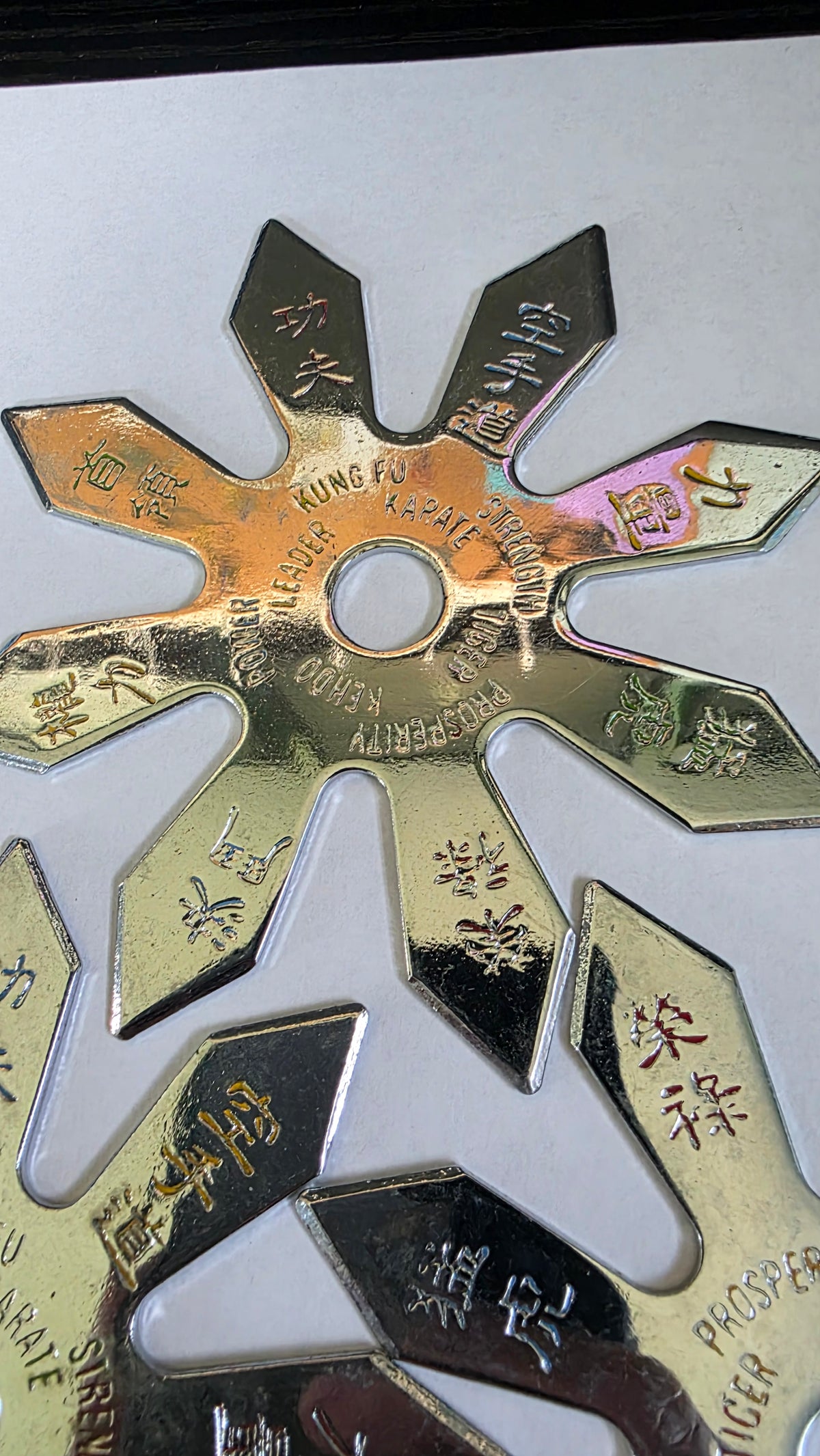 8 POINT 3 PACK SILVER 4 1/4 INCH TAIWAN Ref 8032