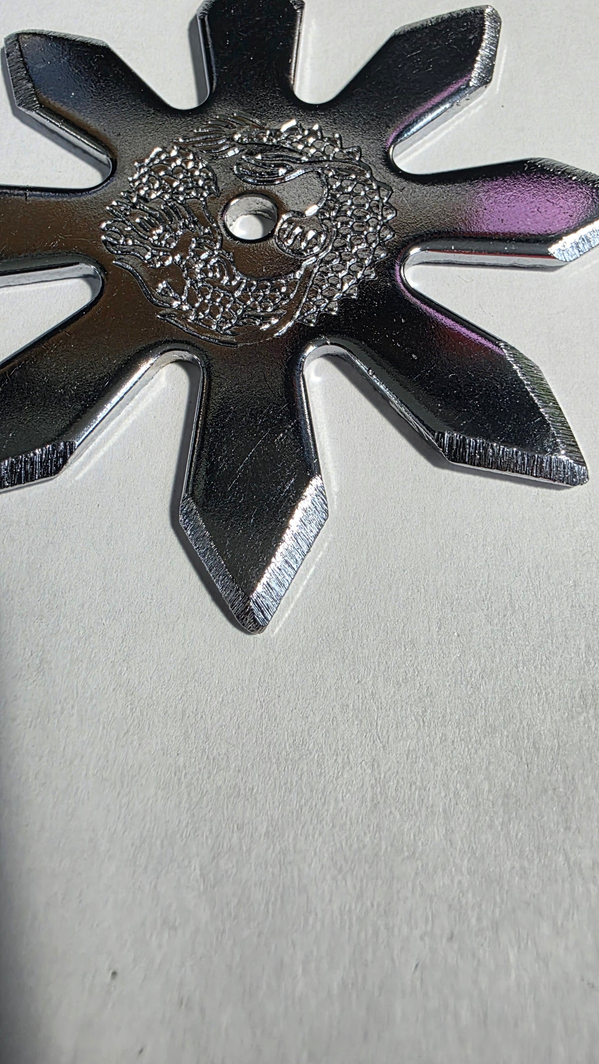 8 POINT SILVER PRO DRAGON STYLE W/ DRAGON DESIGN TAIWAN Ref 8016