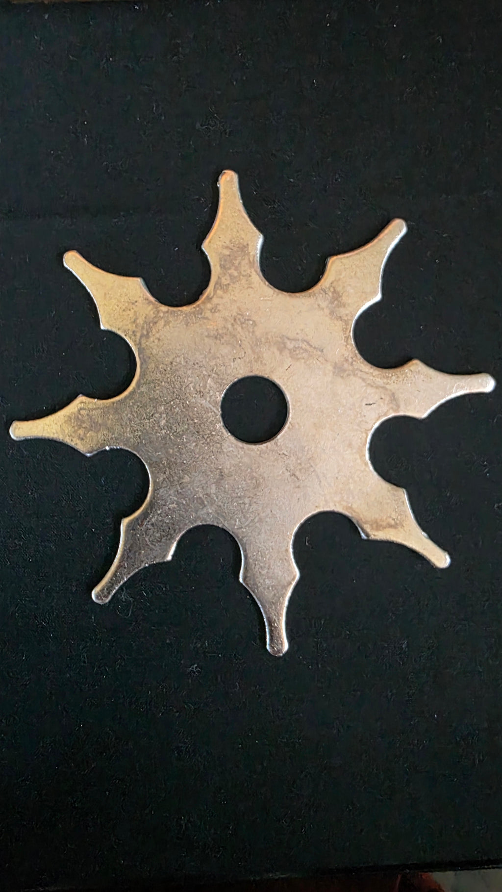 8 POINT SILVER EAST-WEST MARKET EXCH. STAR 5 INCH. Ref 8057