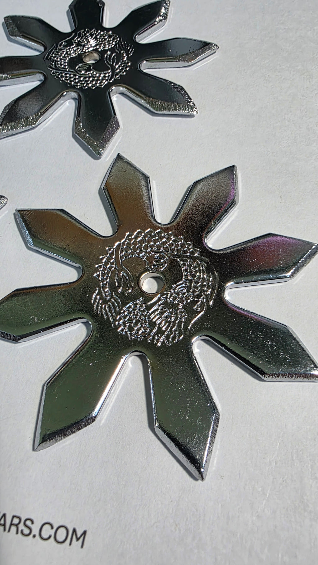 8 POINT PRO DRAGON STYLE SILVER 3 PACK TAIWAN Ref 8015