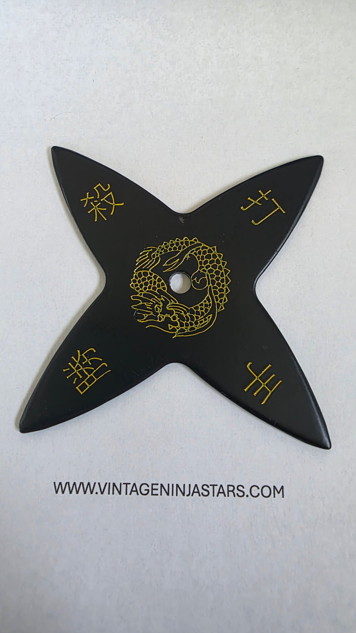 4 POINT BLACK W/ YELLOW DRAGON TAIWAN Ref 4010
