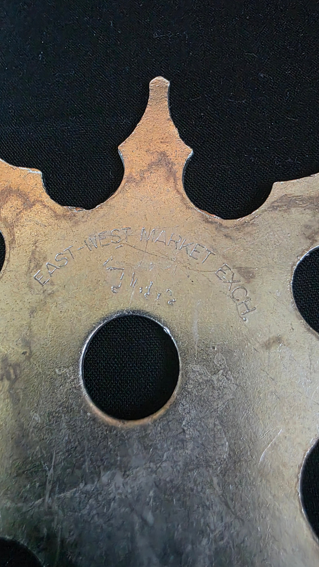 8 POINT SILVER EAST-WEST MARKET EXCH. STAR 5 INCH. Ref 8057