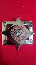 VINTAGE NINJA THROWING STAR BELT BUCKLE