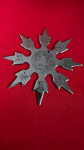 8 POINT DRAGON DESIGN "SNOWFLAKE" THROWING STAR TAIWAN Ref 8001