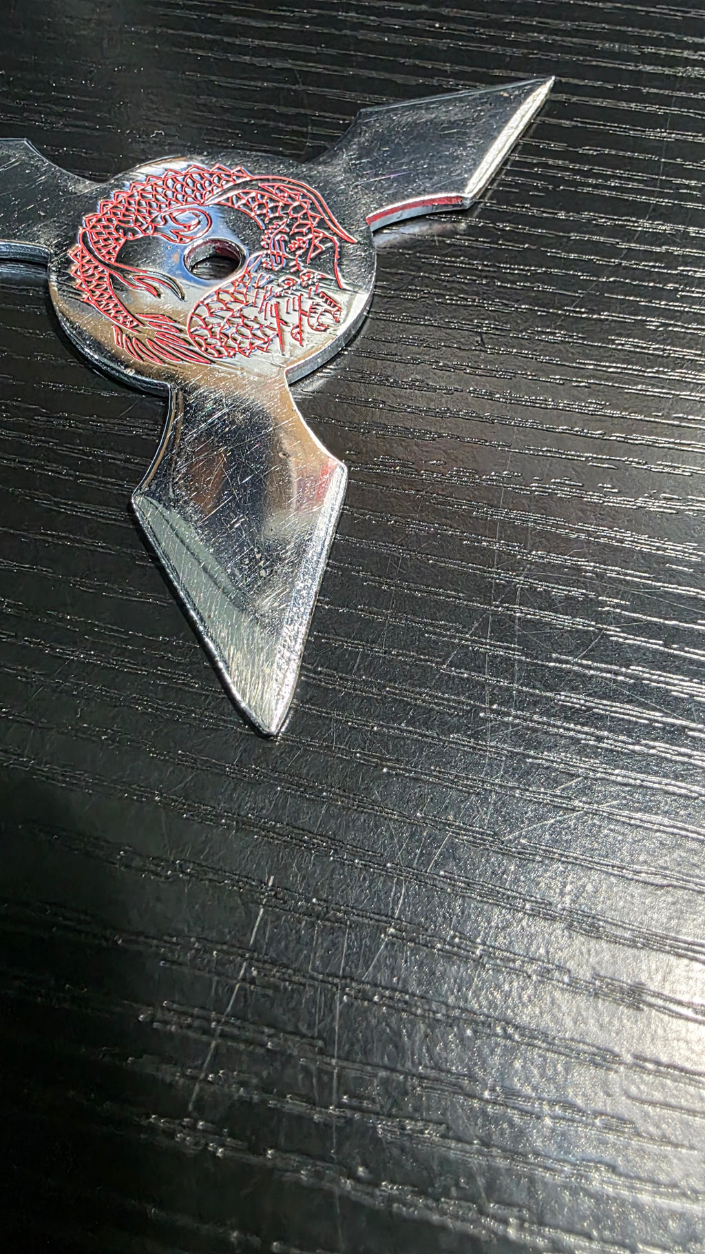 3 POINT DRAGON DESIGN THROWING STAR JAPAN Ref 3001