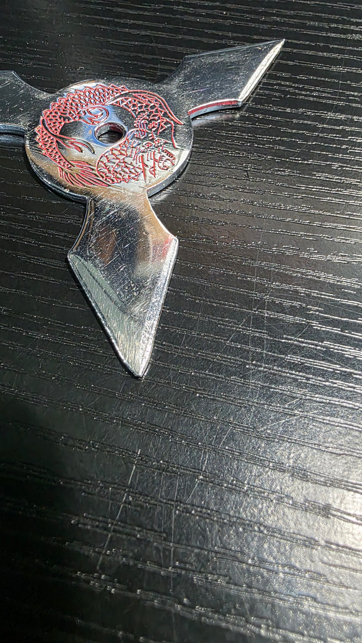 3 POINT DRAGON DESIGN THROWING STAR JAPAN Ref 3001