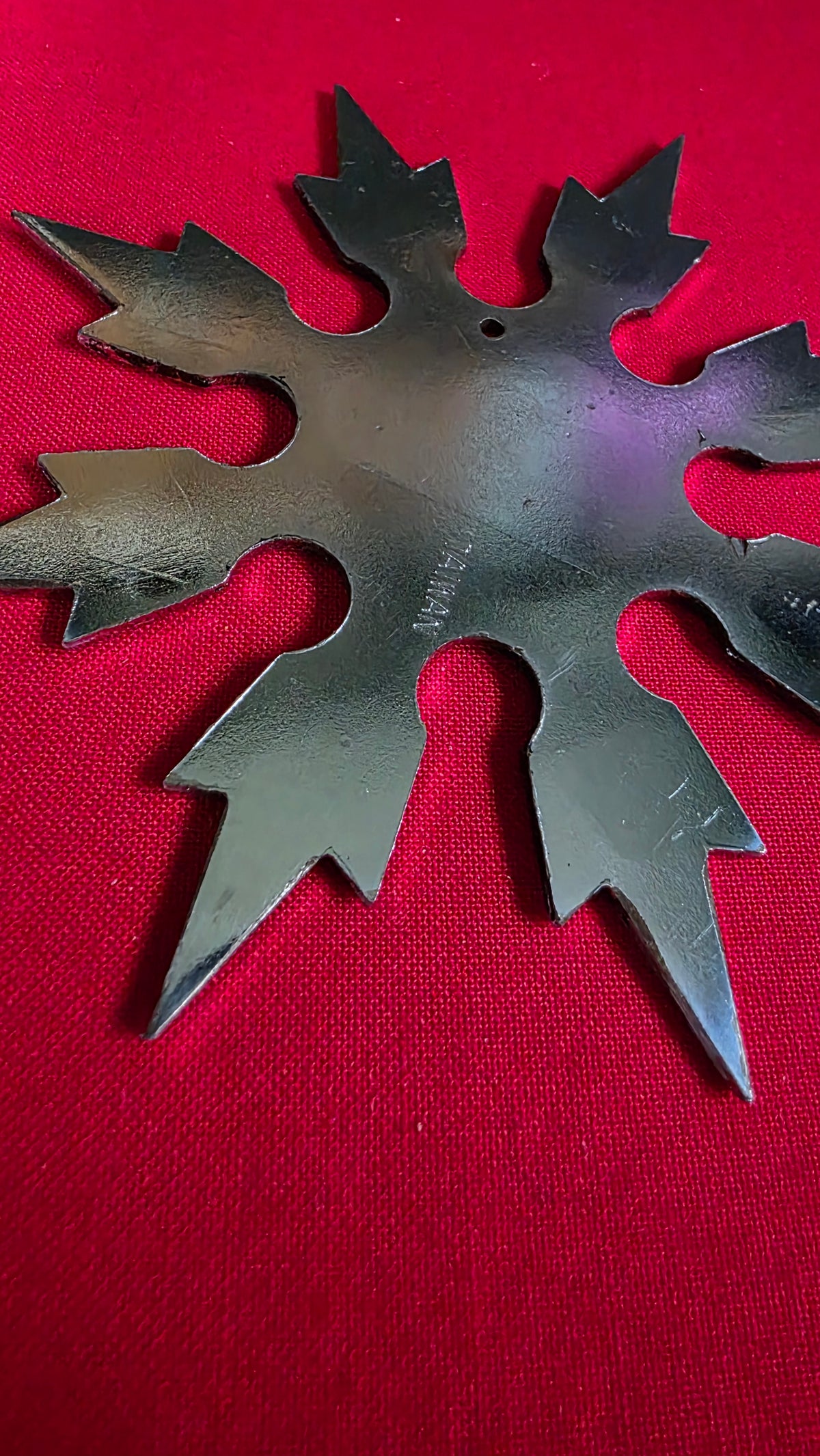 8 POINT DRAGON DESIGN "SNOWFLAKE" THROWING STAR TAIWAN Ref 8001