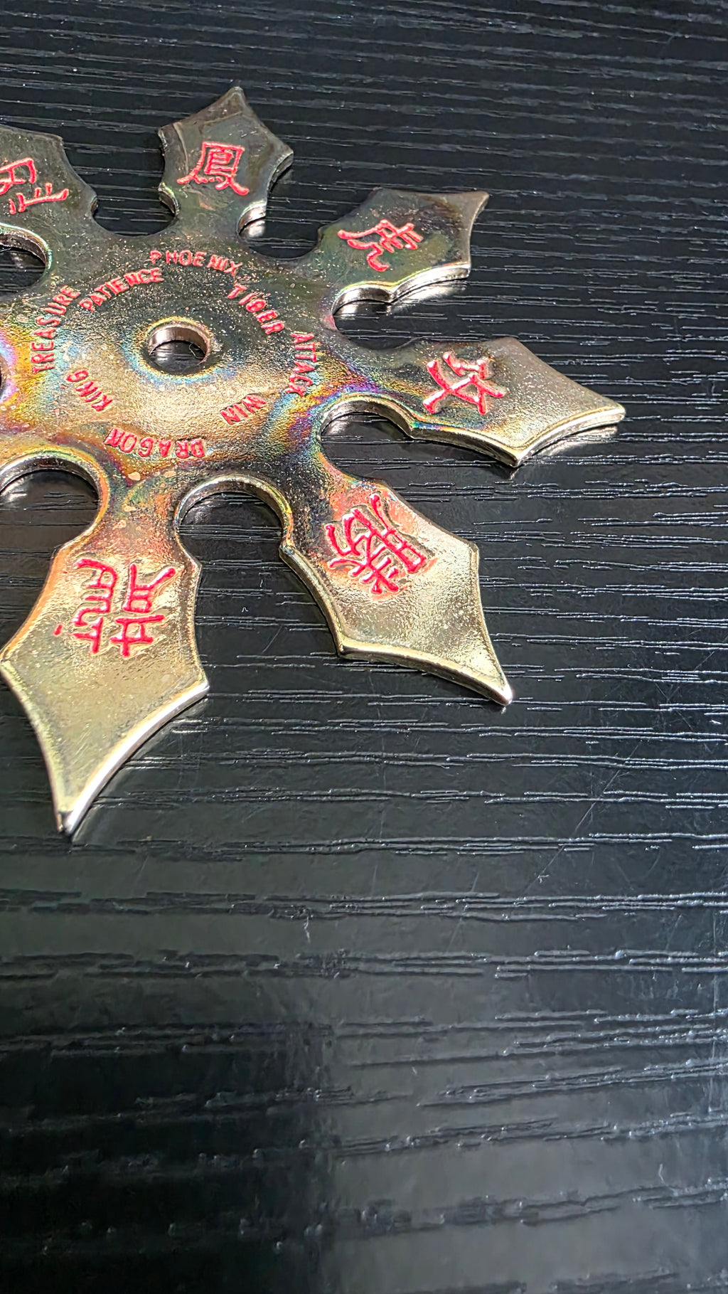 8 POINT GOLD W/ RED LETTERING TAIWAN Ref 8005