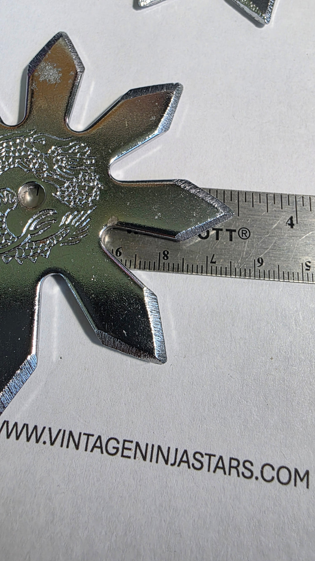 8 POINT PRO DRAGON STYLE SILVER 3 PACK TAIWAN Ref 8015