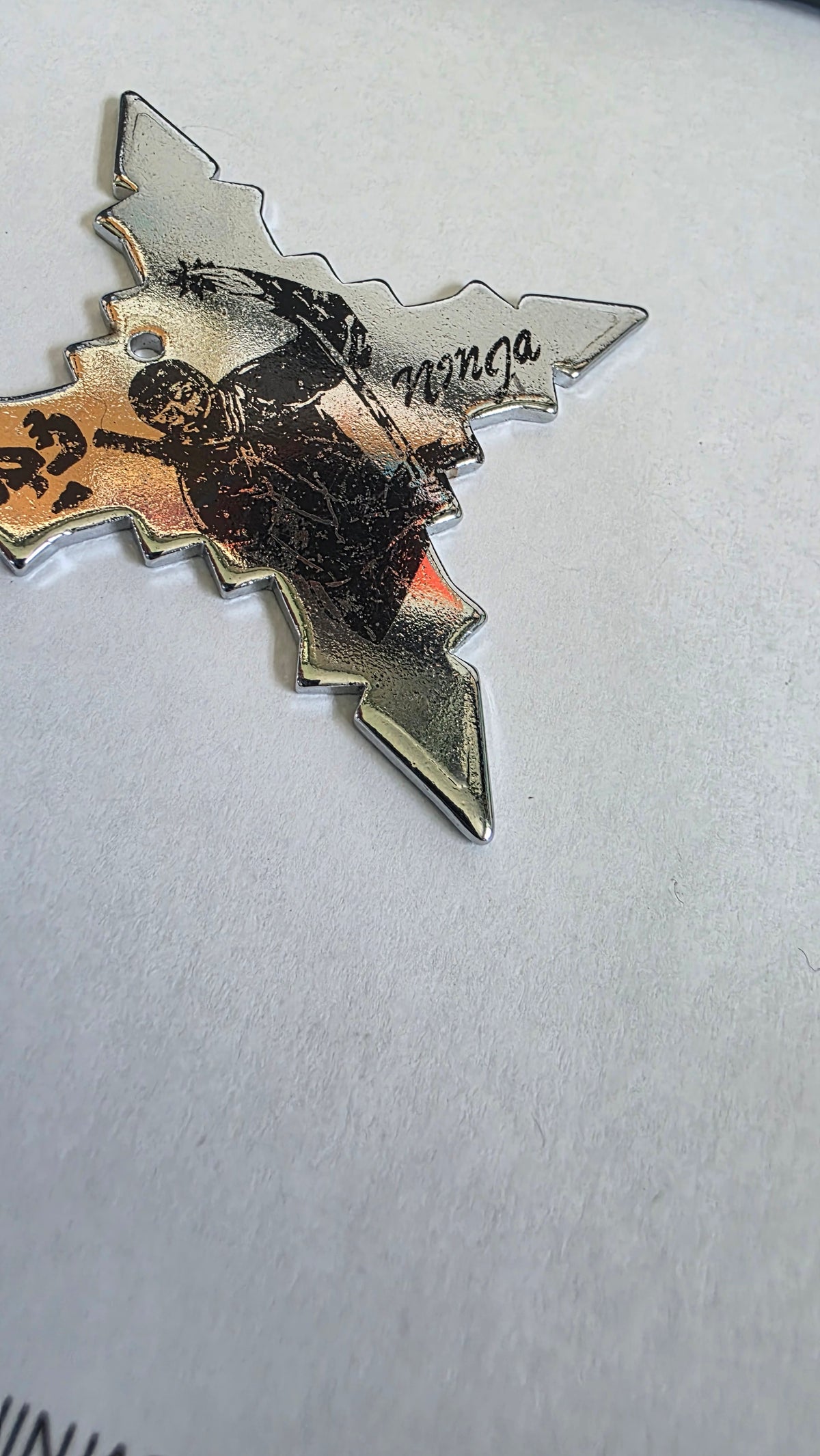 4 POINT SILVER W/ BLACK NINJA DESIGN Ref 4011