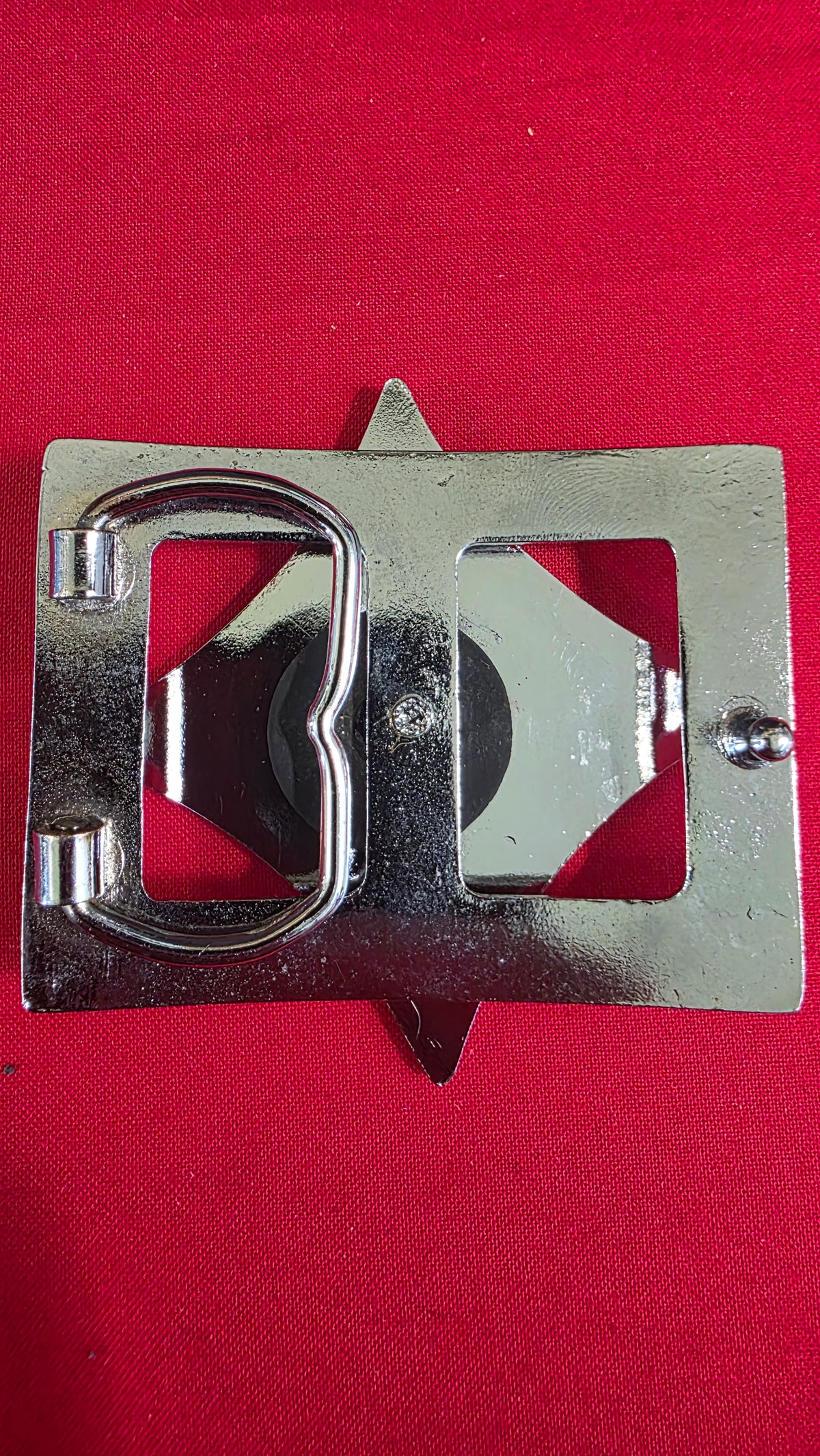 VINTAGE NINJA THROWING STAR BELT BUCKLE