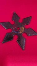 6 POINT BLACK W/ RAINBOW DRAGON DESIGN TAIWAN 3.5 INCH Ref 6008