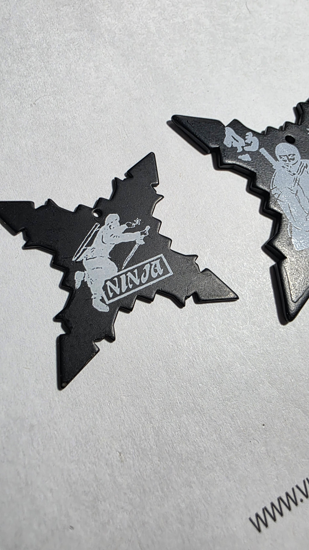 4 POINT BLACK W/ WHITE NINJA DESIGN 2 PACK Ref 4014