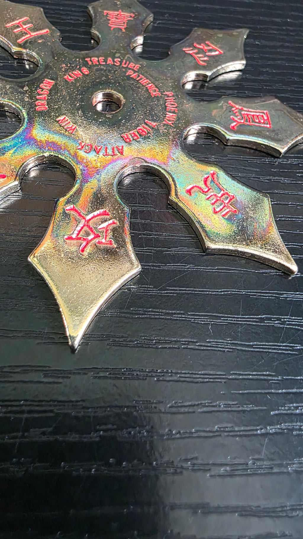 8 POINT GOLD W/ RED LETTERING TAIWAN Ref 8005