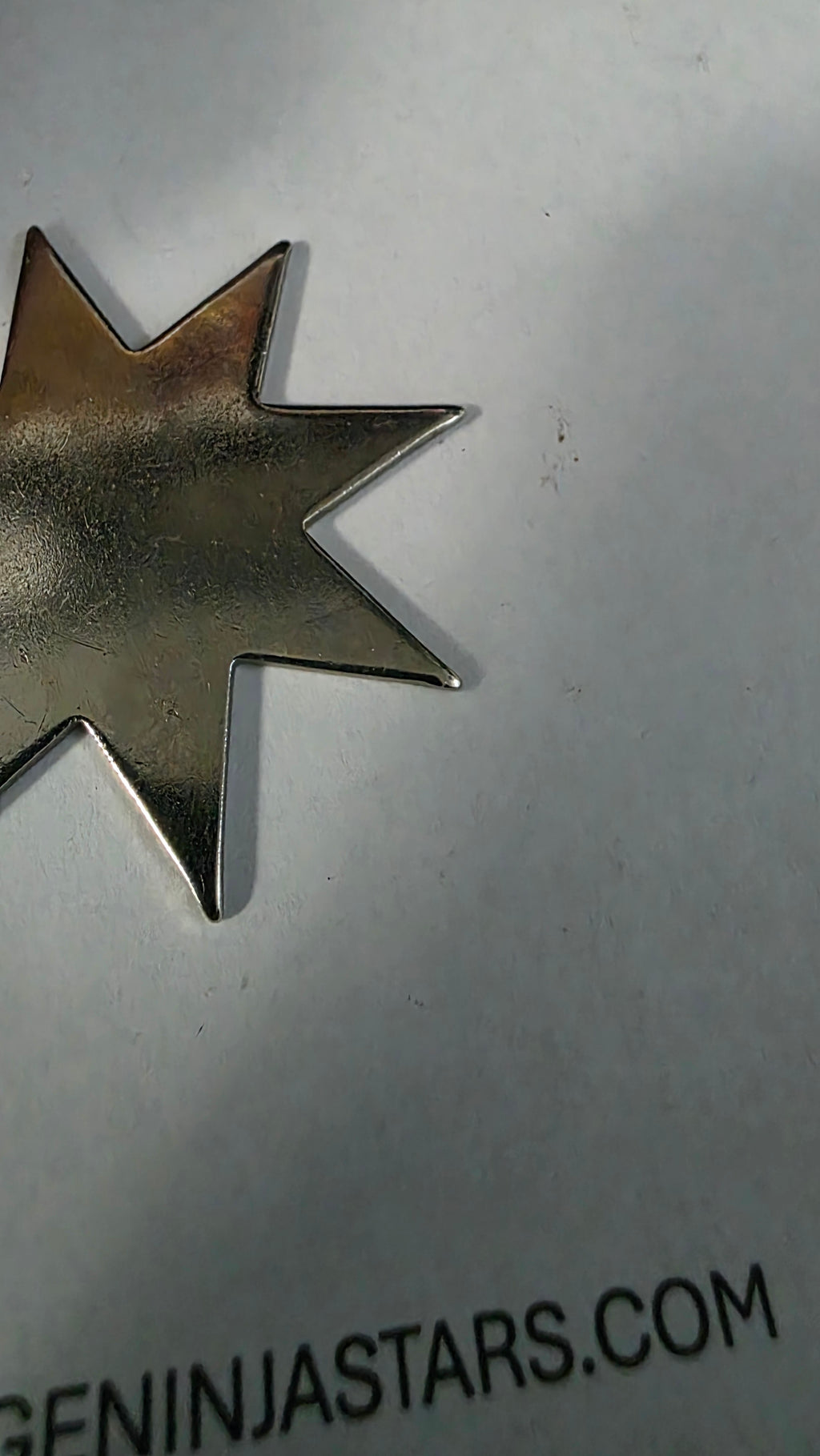 8 POINT SILVER SMALL STAR Ref 8019