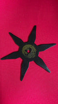 6 POINT BLACK W/ YELLOW DRAGON DESIGN 4.5 INCH TAIWAN Ref 6016