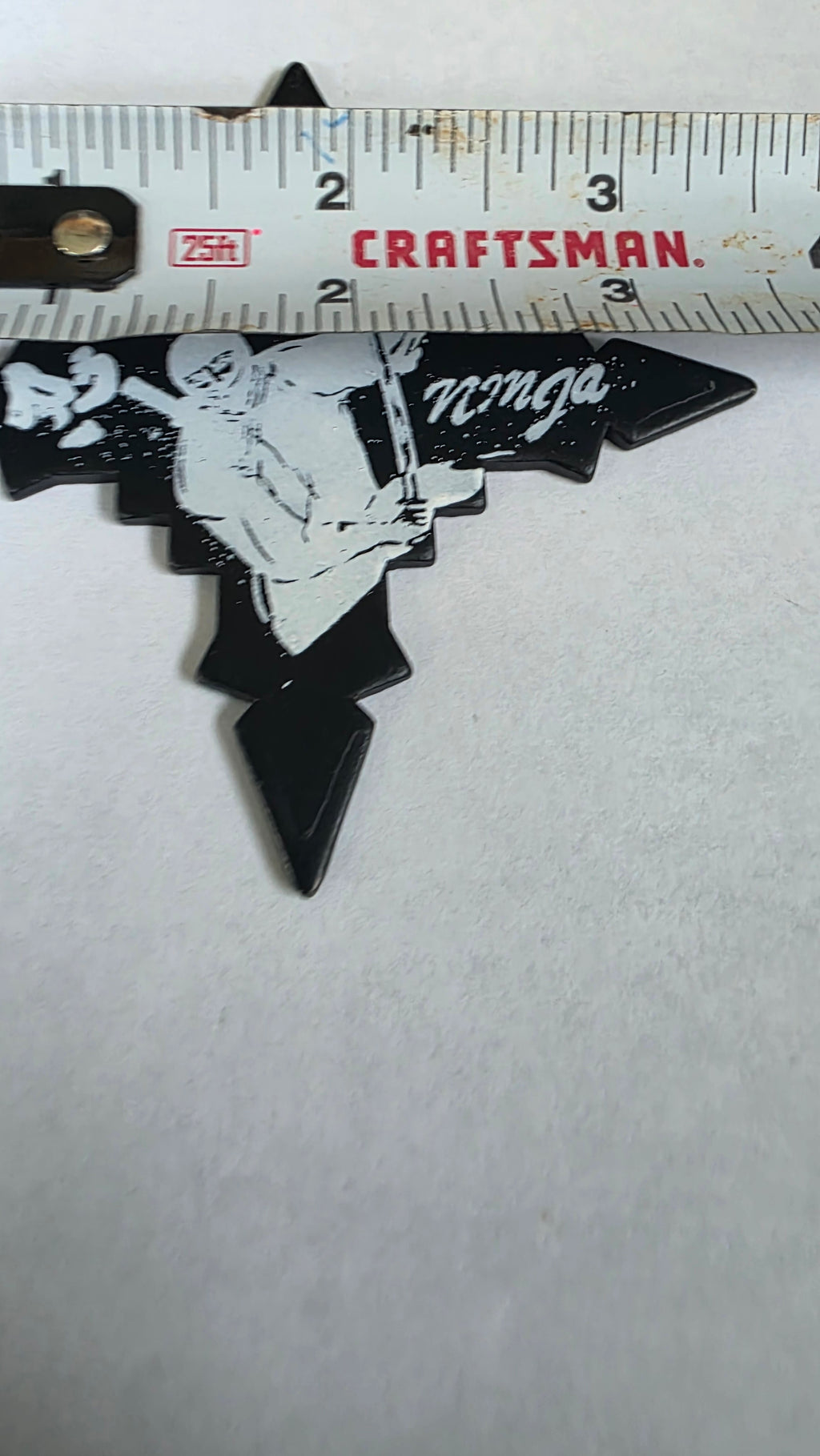 4 POINT BLACK W/ WHITE NINJA DESIGN Ref 4006