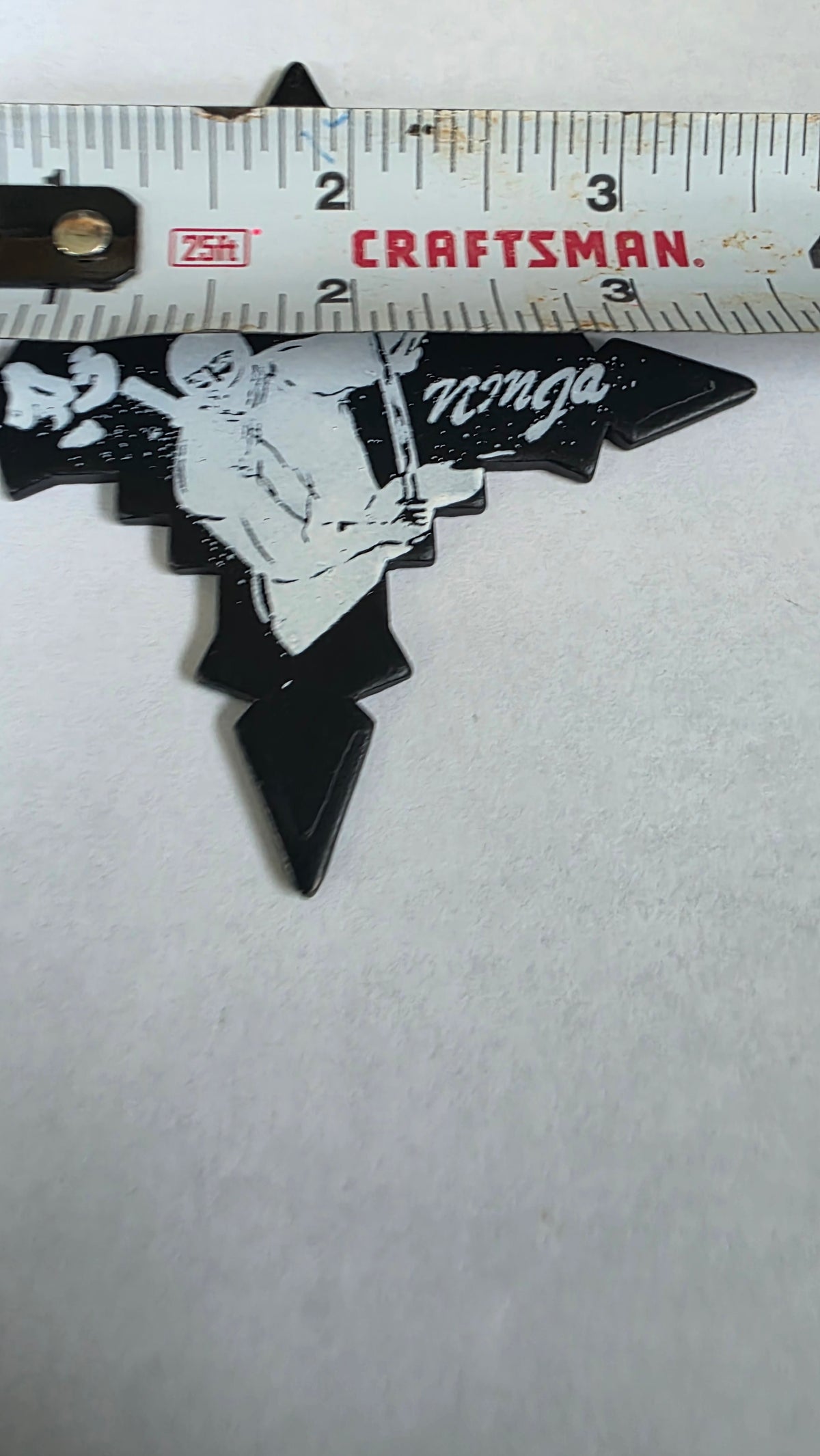 4 POINT BLACK W/ WHITE NINJA DESIGN Ref 4006