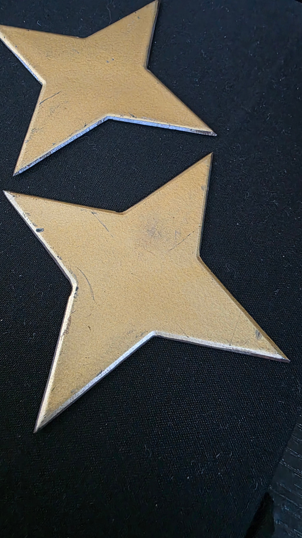 SET OF 3 RARE VINTAGE 4 POINT KOHGA NINJA THROWING STARS W/ CASE 4 INCH TAIWAN Ref 4040