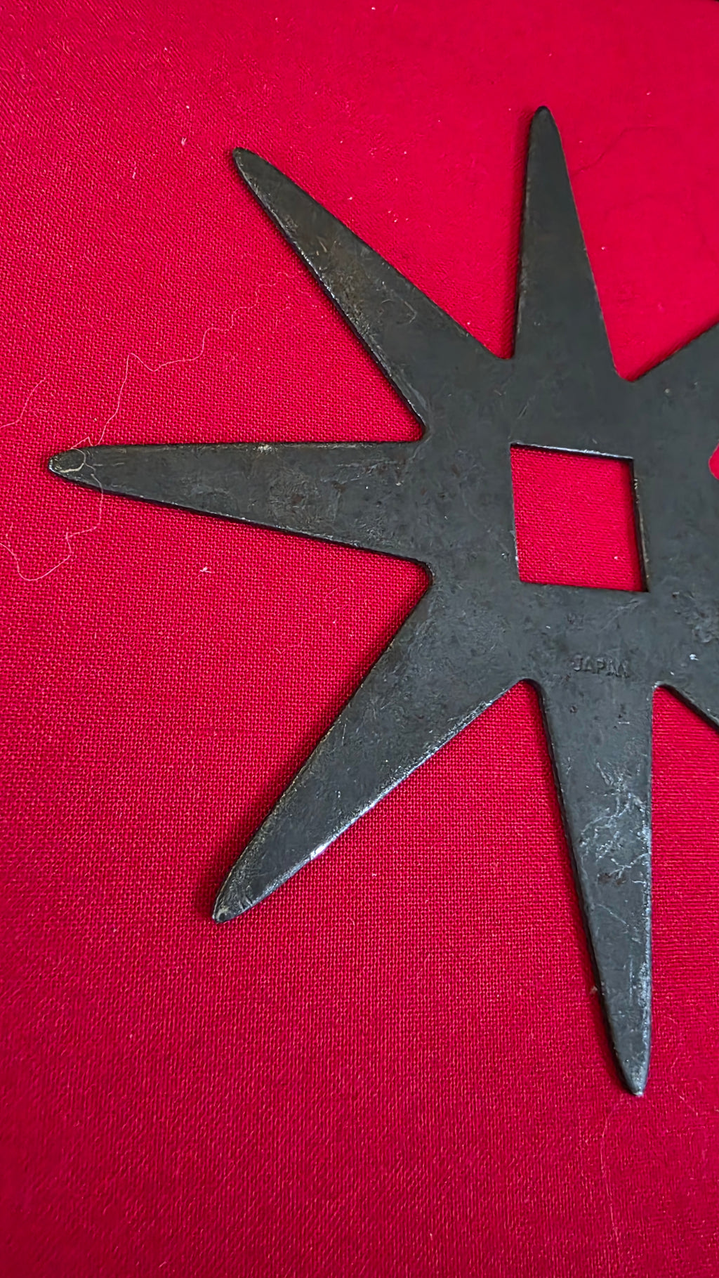 8 POINT VINTAGE 70s THROWING STAR SHURIKEN Ref 8065