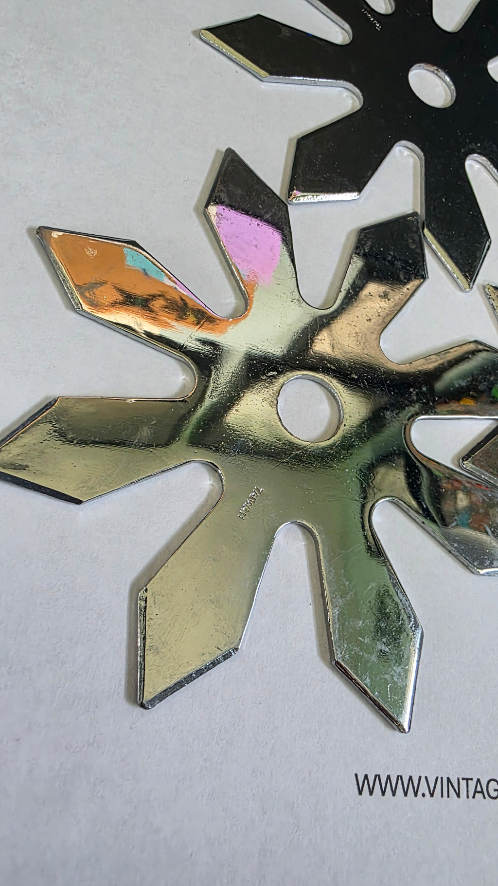 8 POINT 3 PACK SILVER 4 1/4 INCH TAIWAN Ref 8032