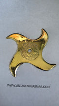 4 POINT GOLD W/ RAINBOW DRAGON DESIGN 3 1/2 INCH TAIWAN Ref 4019