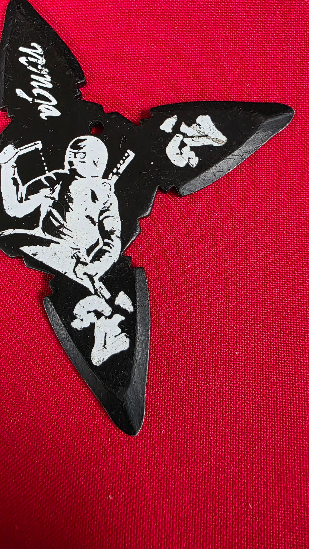 4 POINT BLACK W/ WHITE NINJA DESIGN 3.5 INCH TAIWAN Ref 4036