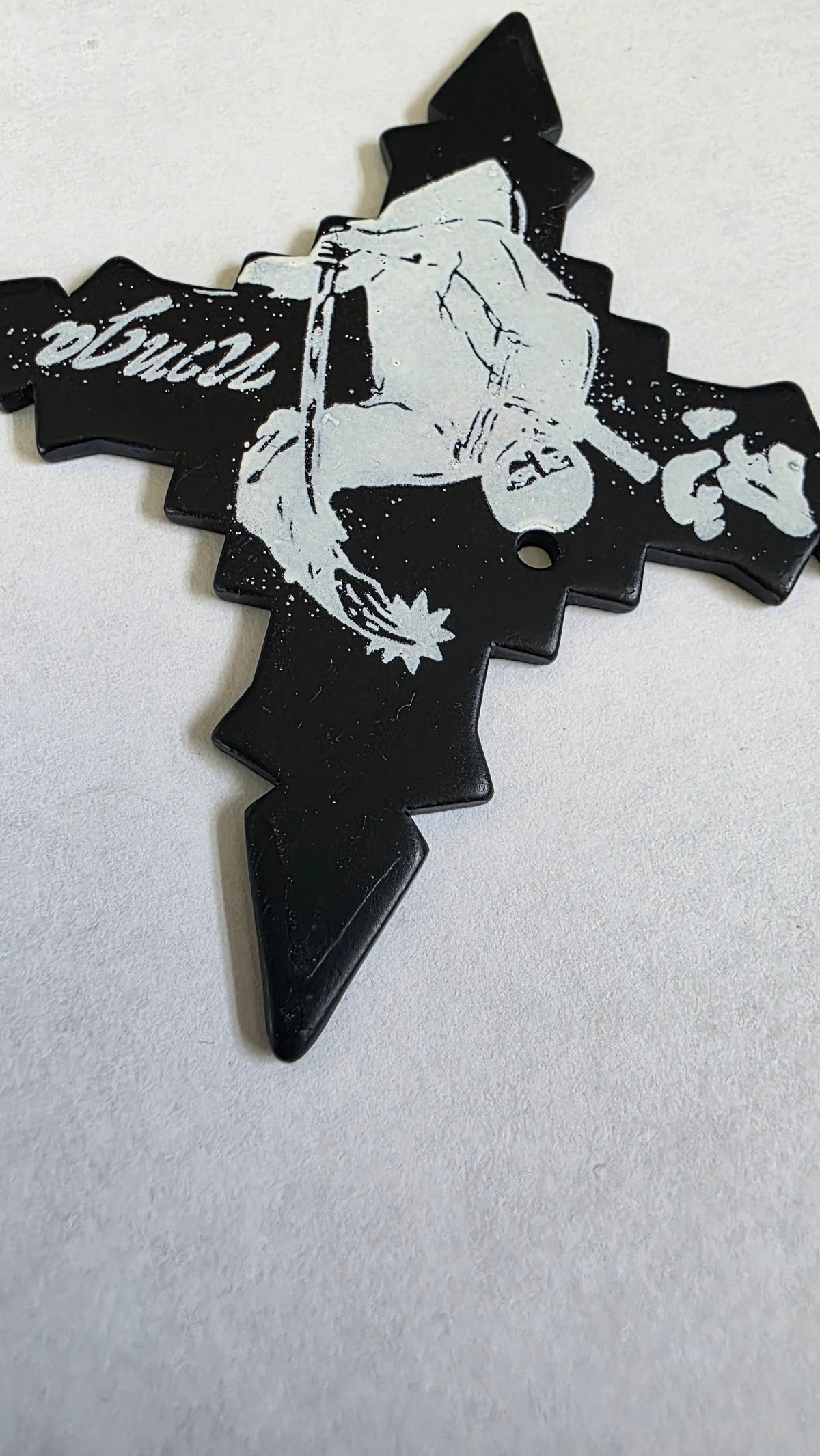 4 POINT BLACK W/ WHITE NINJA DESIGN Ref 4006