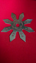 8 POINT THROWING STAR W/ RED WRITING TAIWAN Ref 8003
